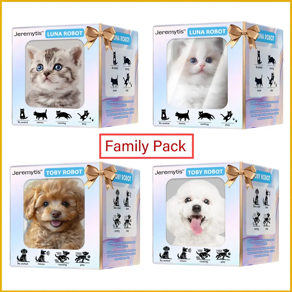 Jeremytis™ TOBY the Robot Dog LUNA the Robot Cat