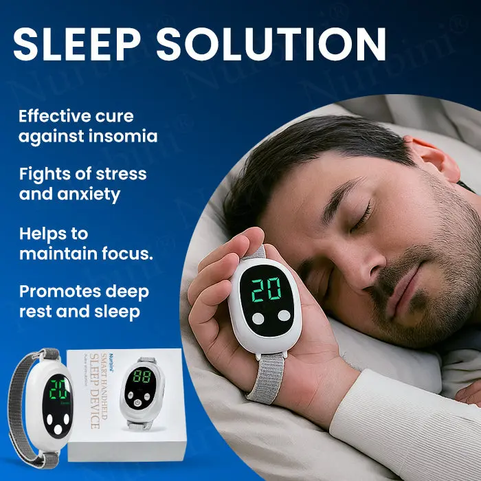 Nurbini® NeuroSleep Pro – Smart Handheld Sleep & Anxiety Relief Device