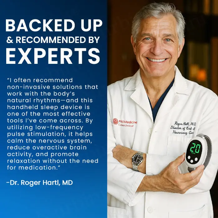 Nurbini® NeuroSleep Pro – Smart Handheld Sleep & Anxiety Relief Device