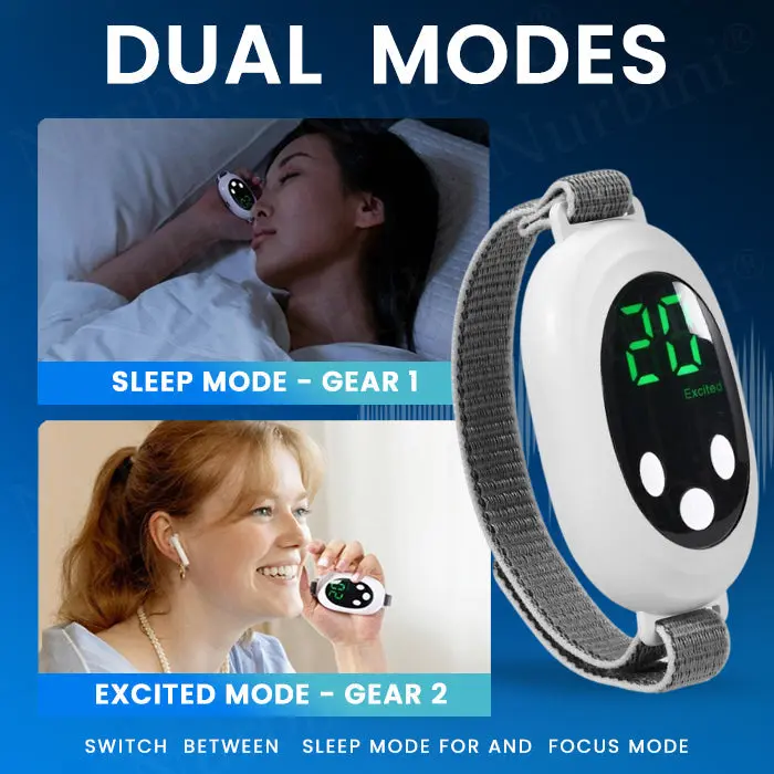 Nurbini® NeuroSleep Pro – Smart Handheld Sleep & Anxiety Relief Device