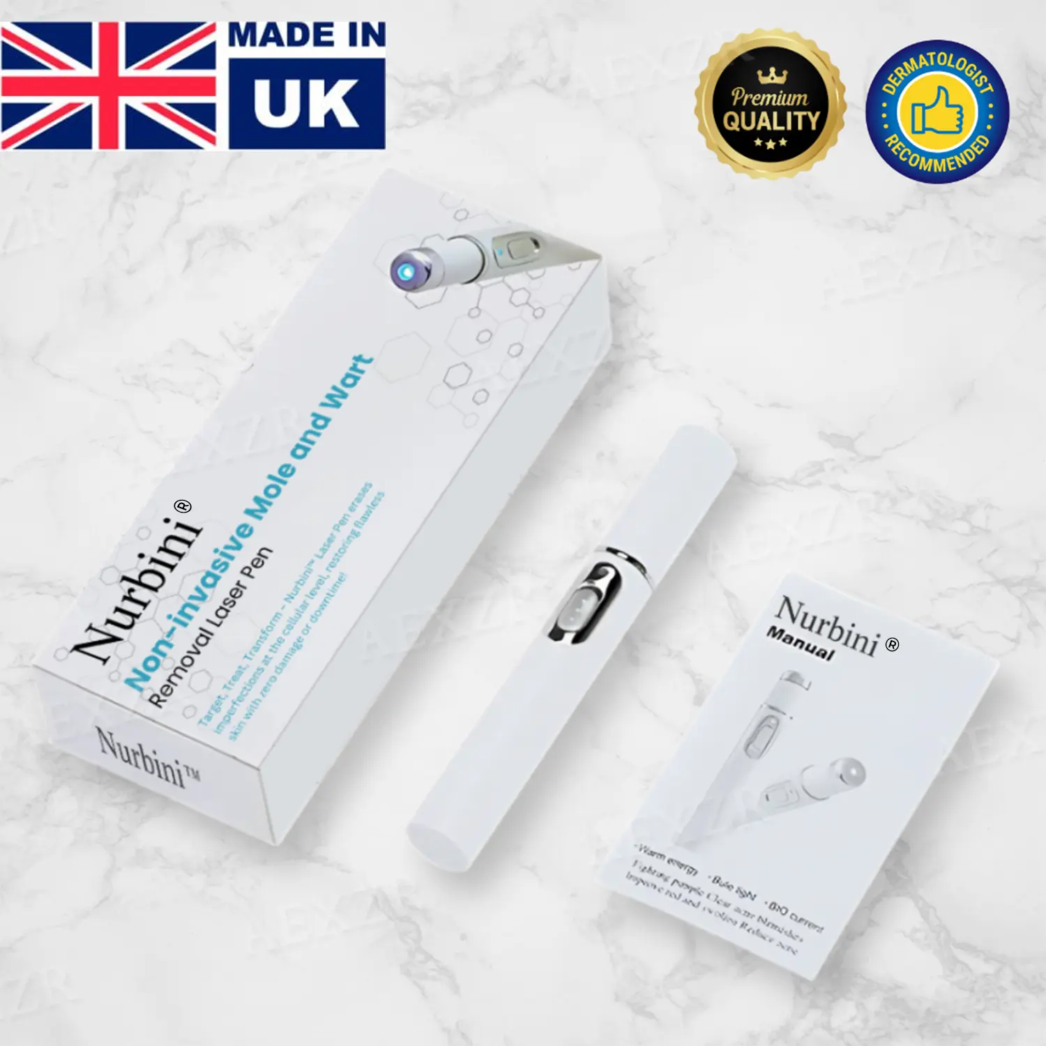 Nurbini® Non-invasive Mole and Wart Removal Laser Pen