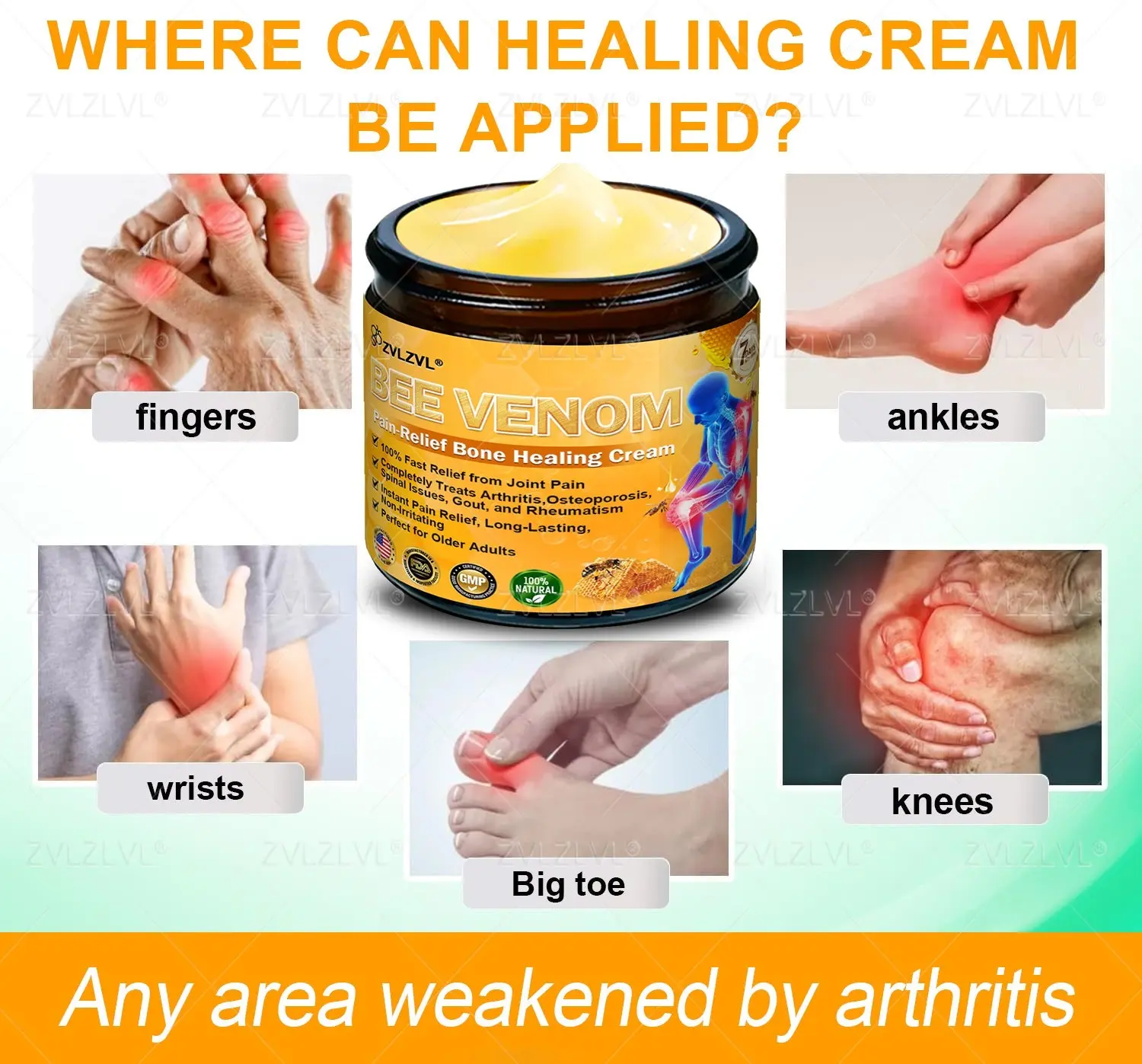 ZVLZVL® Bee Venom Pain-Relief Bone Healing Cream