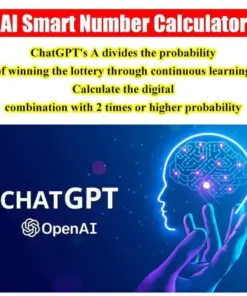 Nurbini®AI Lottery Picker - Double Your Winning Odds(1-Click Number Picking Analyzes Historical Data Portable Keychain Design)